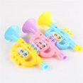 thumbnail image 4 of LKWLPD Mini Trumpet Toys Kid Trumpet Instrument Noise Makers Assorted Colors Plastic Trumpet Horn Musical Educational Toys for Kids Birthday Graduation Party Favors, 4 of 4