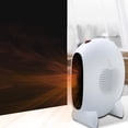 thumbnail image 2 of Binwennn Student Heater Desktop Heater Mini Heater Small Solar Heater Cool Apartment Stuff for Men Small Powerful Desk Top Small Oscillating Fan Circular Fan Cover Remote Control Window Fans Twin, 2 of 5
