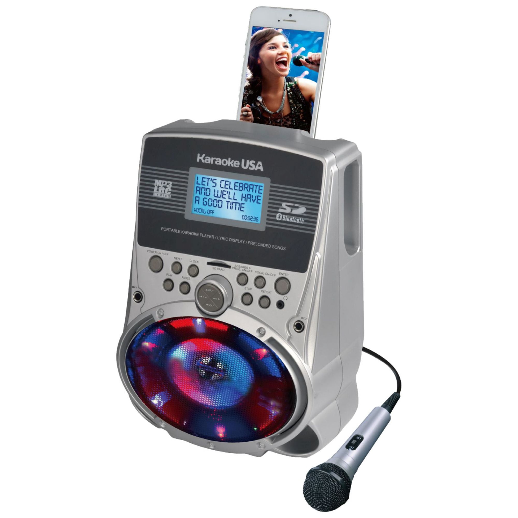 Dok Solutions Portable Karaoke SD517 with 3 Inch LCD Screen