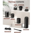 thumbnail image 5 of Portable Electric Espresso Machine,2 in 1 Travel Coffee Maker & Cordless/800mAh Rechargeable Coffee Bean Grinders for Max 20g Coffee Bean,with Insulated Mug for RV,Hiking,Camping,Office - Black, 5 of 6