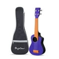 thumbnail image 2 of Bugs Gear Portable Outdoor Kid Friendly 18 Fret Soprano Aqulele Water Resistant Ukulele with Case, Purple, 2 of 11