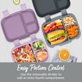 thumbnail image 3 of Bentgo Fresh Leak-Proof Versatile 4-Compartment Bento-Style Lunch Box with Removable Divider for Teens and Adults, Charcoal, 3 of 8
