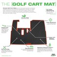 thumbnail image 2 of Xtreme Mats Golf Cart Mat, Full Coverage Golf Cart Floor Liner - Compatible with ICON (i20, i40) and Advanced EV (Gen1) (Beige Trim), 2 of 7
