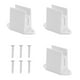 thumbnail image 5 of Paquete de 3 herrajes para soporte de manivela para accesorios de varilla de 0,51 pulgadas, resistentes, 1,7 x 2,2 pulgadas, espaciado entre orificios, 5 of 9