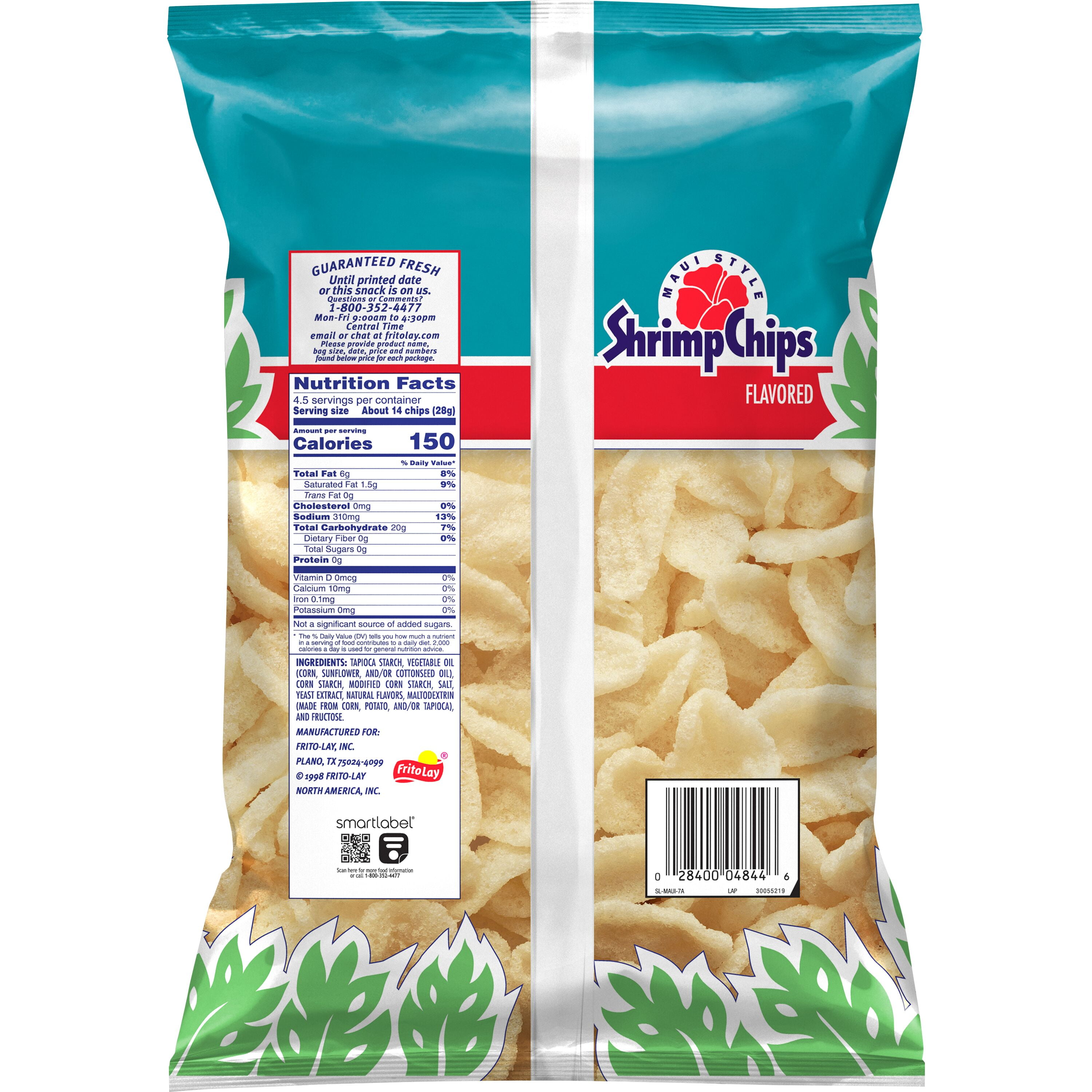 Maui Style Shrimp Flavored Chips, 4.5 oz Bag