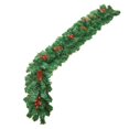 thumbnail image 2 of Commercial Christmas Garland (Fireproof Pvc Decor, Realistic Pinecones), Commercial-Grade Christmas Rattan Garland with Hyper-Realistic Pinecones – Fireproof Pvc, Perfect for Canadian Stores or Homes., 2 of 5