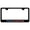 Black, variant on Ford Bronco UV Print Polycarbonate License Plate Frame (Chrome on Black)