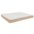 thumbnail image 7 of Dog Bed Orthopedic Sherpa Top Pet Bed with Memory Foam and Removable Cover 36x27x4 Tan, 7 of 7