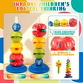 thumbnail image 6 of Learning Toys for Toddlers 1-3, Baby Spinning Stacking Toys, Montessori Educational Toy for 1 2 3 Year Old Girl Boy, 6 of 7