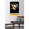 thumbnail image 2 of NHL Pittsburgh Penguins - Logo 21 Wall Poster with Push Pins, 22.375" x 34", 2 of 5