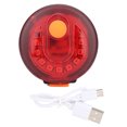 thumbnail image 1 of Luz LED impermeable para bicicleta de montaña, luz trasera para bicicleta, carga USB, advertencia, luz trasera para conducción nocturna, 1 of 8