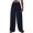 B109 Black women's pants clearance under $5, variant on Women Pants on Under $5! Cagogo High Waist Palazzo Pants for Women Elastic Baggy Wide Leg Bohemian Pants Lightweight Comfy Vacation Pants Yoga Business Work Trousers for Ladies