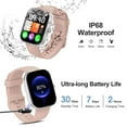 thumbnail image 2 of WeurGhy Smart Watch for Women Men, Fitness Tracker, 110+ Sports Modes, Bluetooth Call and Music Control, 1.91" HD Touchsreen, IP68 Waterproof, Rose Gold, 2 of 7