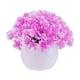 thumbnail image 2 of Bola de Bonsái de Flores Artificiales en Maceta | Plantas falsas de escritorio para decoración navideña interior | Material plástico | Amarillo, Naranja, Rojo Sandía, Rosa, Morado, Rojo | 12x12x12cm, 2 of 6
