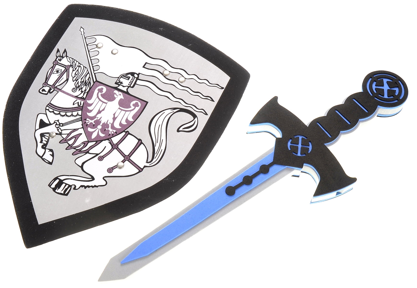 Giddyup! Buck's Foam Swords And Shields White Eagle VS Golden Lion
