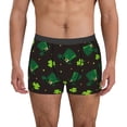 thumbnail image 1 of Qekee St. Patrick's Day8 Print Men's Boxer Briefs, Soft & Comfortable Underwear,Moisture-wicking Breathable Breathable Boxer-X-Large, 1 of 5