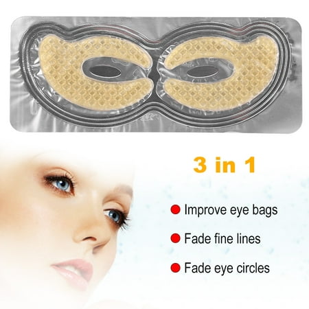 Yosoo Crystal Collagen Remove Dark Circles Moisturizing Fade Fine Lines Anti-aging Eye Mask, Hydrating Eye Mask, Crystal Collagen Eye (Best Eye Mask For Fine Lines)