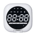 thumbnail image 2 of P12 Bluetooth Reloj Altavoz Inalámbrico LED Espejo Portátil Doble Despertador Altavoz Bajo Blanco, 2 of 5