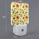 thumbnail image 2 of Balery Sunflowers And Butterflies Luz Nocturna LED con Sensor Automático, Enchufe con Sensor Crepuscular, Luz Suave de 0.5W para Dormitorio, Pasillo, Baño-US, 2 of 7