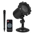 thumbnail image 2 of Snowflake Projector Light with Remote Control, IP65 Waterproof Christmas Projector Light, Adjustable Snowfall Projection Lamp, Indoor Outdoor Projector Spotlight, 2 of 8