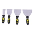 thumbnail image 1 of 4 Pcs Stainless Steel Drywall Taping Knives Putty Set Wall Scraper with Flexible Steel and Comfortable and Anti-slip Handle 1.5 Inch 3 Inch 4 Inch 6 Inch, 1 of 8