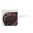 thumbnail image 4 of Funda para asiento de bicicleta, funda transpirable para sillín de bicicleta, accesorios para ciclismo (negro y rojo), 4 of 5