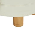 thumbnail image 6 of SAFAVIEH Couture Gracelyn Modern Boucle Solid Accent Chair, Ivory/Natural, 6 of 7
