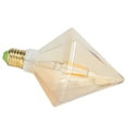 thumbnail image 4 of Bombilla de filamento LED estilo retro forma de pirámide 4W E27 bombilla para iluminación del hogar luz cálida, 4 of 14