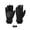 Black, variant on Winter Warm Touchscreen Gloves Fleece-Lined Thickened Outdoor Cycling Cold-Resistant Five-Finger Gloves Navy Blue，XS