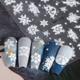 3D Snowflake Nail Art Decals Christmas Festive Winter Nail Sticker Self