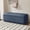 Dark blue_70cm, variant on Modern Ottoman Storage Box,Upholstered Leather Blanket Box,End of Bed Storage Benches,Window Stool Corner Bench for Bedroom Sofa Footrest