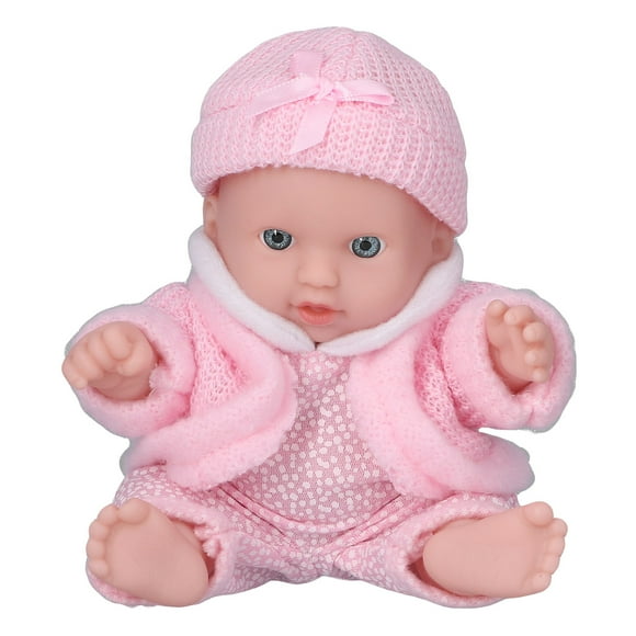 Muñeca Bebé De Tono Claro De 8 Pulgadas, Juguete Realista De Moda Para Recién Nacidos