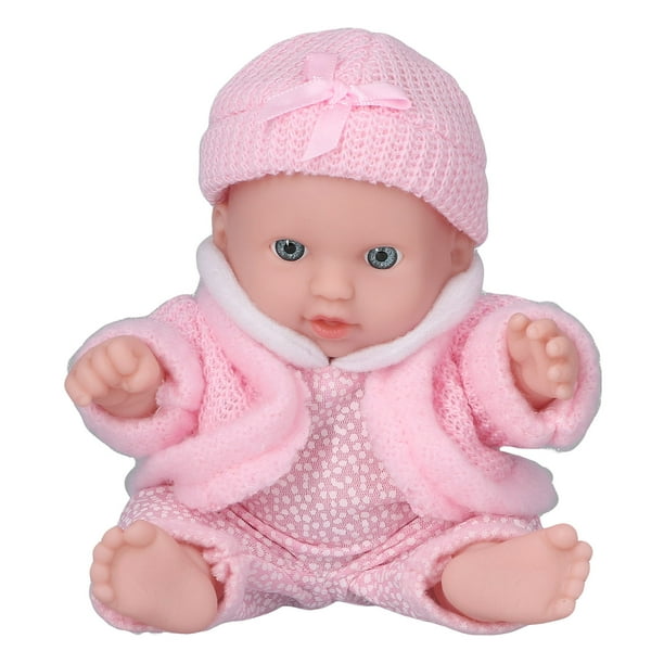 Muñeca Bebé De Tono Claro De 8 Pulgadas, Juguete Realista De Moda Para Recién Nacidos
