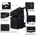 thumbnail image 5 of Vaupan 35L Black Backpack Large Capacity with Detachable Bag, Long Distance Type Outdoor Hiking Rucksack, Leisure Sports Fitness Unisex, Heavy Duty Pack Suitable for Camping Trekking Motorcycle, 5 of 7