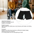 thumbnail image 4 of Wearable Men Urinal Bag, Elastic Waistband Reusable Portable Male Shorts Pee Bag For Incontinence Elderly Or Post Surgery, 4 of 8