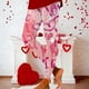thumbnail image 1 of WILLBEST Pantalones de Yoga Para Mujer, de Cintura Alta, Suaves, Elásticos y Cómodos, Para El Día de San Valentín, Para Correr y Fitness. Extra Grande, 1 of 3