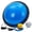 Blue Classic, variant on Panapinka 23" Half Yoga Ball, 1600 lbs Capacity Balance Trainer with Non-Slip Base, Star Pattern Blue PVC, Resistance Bands & Pump for Core Strength, Stability, Home Gym Workouts