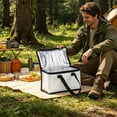 thumbnail image 5 of Insulated Food Delivery Bag,Grocery Shopping/Catering/Pizza Cooler Bags, Rideshare Delivery Bag, Cold/Hot Styrofoam Carrier for Travel/Car, Warmer/Froze Outdoor Picnic, 5 of 6