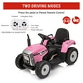 thumbnail image 3 of Kojooin Kids Ride On Tractor with Detachable Trailer, 12V Electric Ride On Toy with Remote Control and LED Headlights, 3 of 8