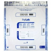 ControlTek TripLok 20"x20" Clear Deposit Bag 50-Pack 585064