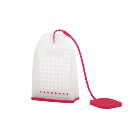 

Silicone Reusable Tea Bag Tea Infuser Strainer Loose Leaf Filters Steeper for Tea Cups Mugs Teapots (Red)