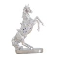 thumbnail image 1 of Estatua de caballo de guerra de lujo, modelo de mesa, escultura, colección de decoración del hogar Plata 2, 1 of 4