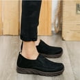 thumbnail image 5 of Mens Non-slip Loafers Comfortable Casual Walking Shoes Flat Outdoor Shoes Lightweight Soft Office Shoes Black 9 US, 5 of 7
