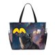 thumbnail image 1 of Fotbe Night Sky Wolf Bolsa de Viaje para Playa - Resistente al Agua, Bolsa Tote de Gran Capacidad y Ligera con 7 Bolsillos para Mujeres y Hombres, 1 of 7