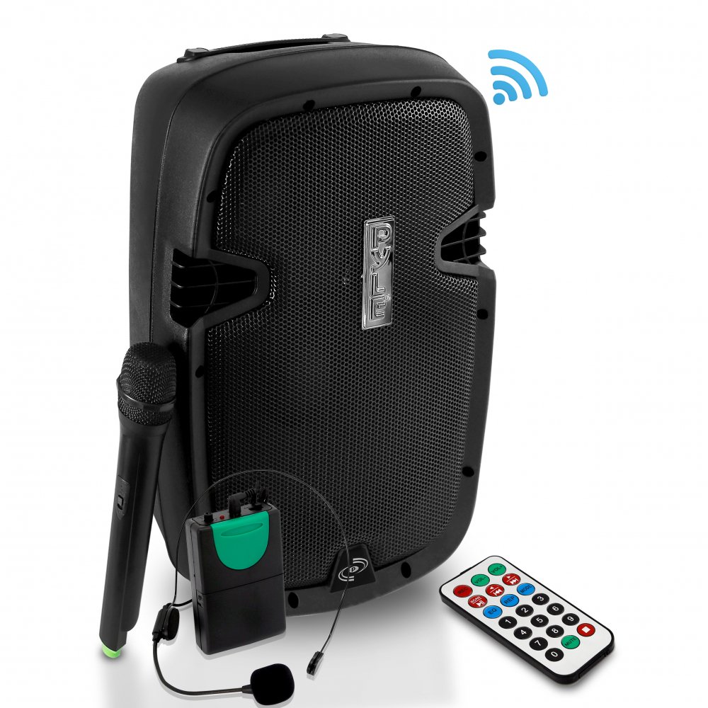 PYLE PPHP109WMU Wireless & Portable Bluetooth PA Speaker, Active