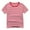 Red, variant on GERsome Toddler Girls' T-Shirts Cotton Summer Tshirts Kids Girls Basic Striped Tee Undershirts Short Sleeve Clothes Crew Neck Shirts