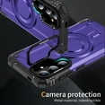 thumbnail image 4 of for Samsung Galaxy S25 Plus Case Magnetic with Camera Ring Kickstand, Slim Shockproof Military Protecive Wireless Charging Phone Cover Case Compatible with Samsung Galaxy S25 Plus, Purple, 4 of 7