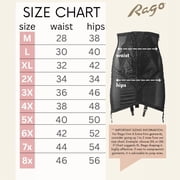 Rago 1294 | Open Bottom Girdle Extra Firm Shaping | Sizes M–8X | Zipper + Hook Closure | Classic Vintage Control | USA MADE