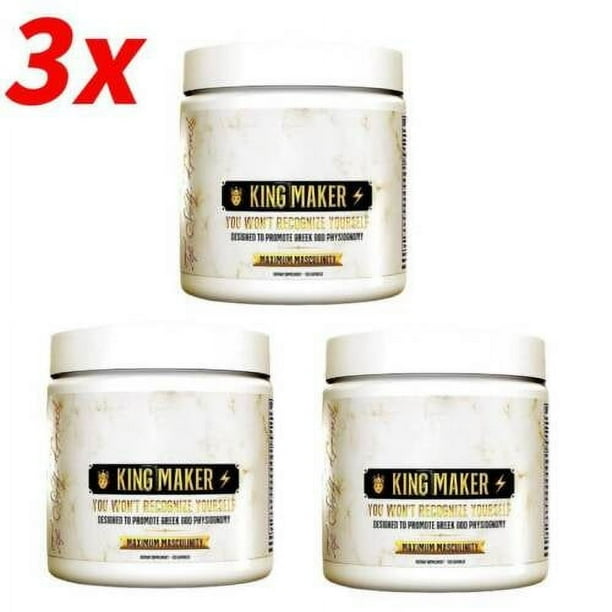 King Maker 120 Cápsulas 13 en 1 Suplemento Anabólico para Hombres Máxima Masculinidad. NUEVO 3x Mejor