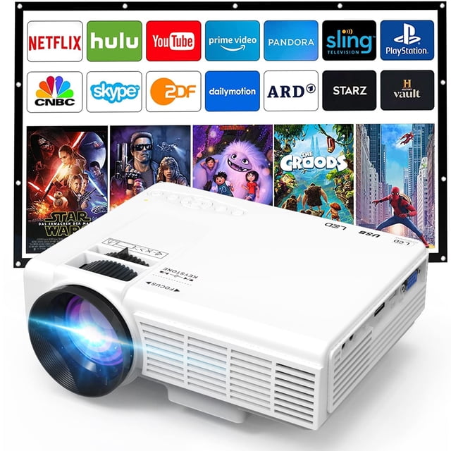 Miniproyector Aokang 1080P Full HD de cine en casa portátil